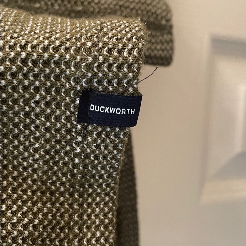 Duckworth Olive Hooded Sweatshirt M - Picture 2 of 7